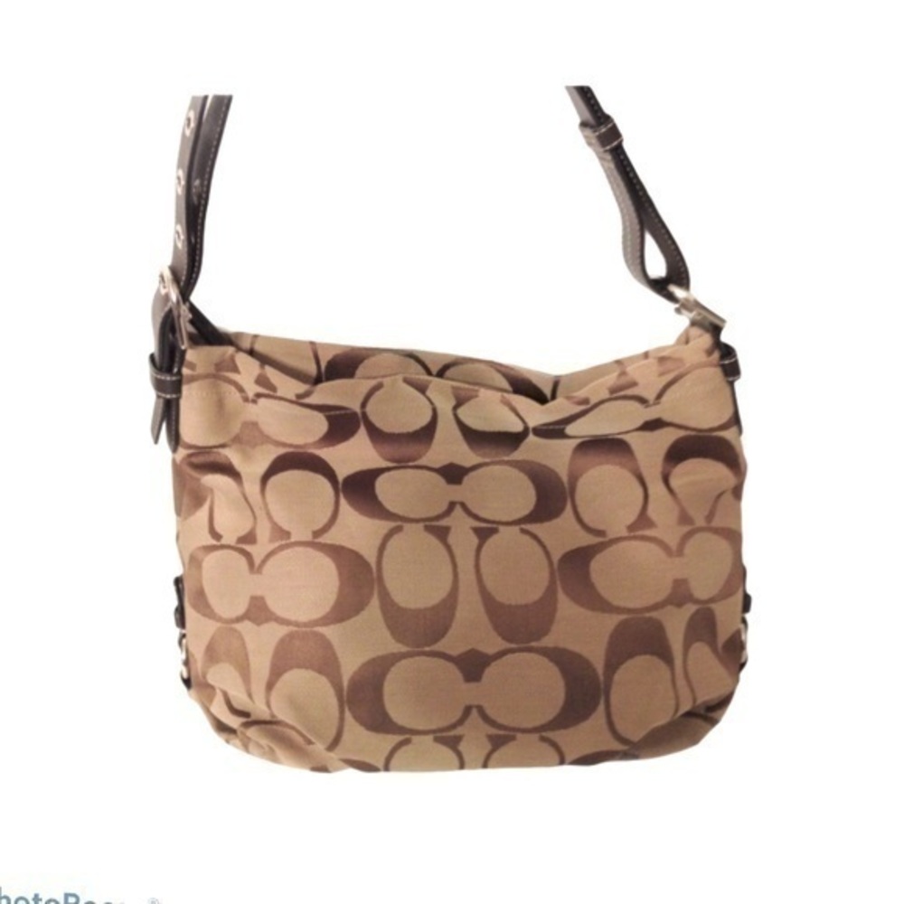 Coach vintage y2k Brown Siganture Coach convertible two way bag